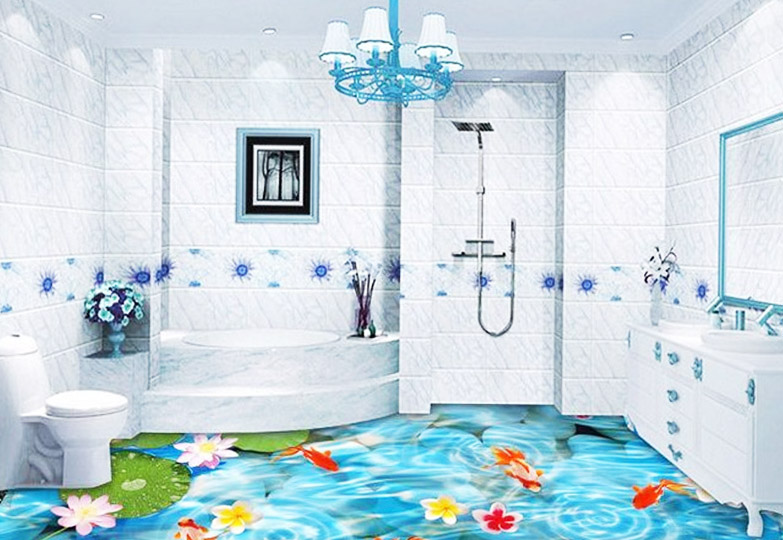 Ванная Комната Полы 3д Фото